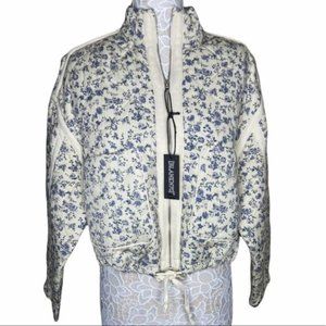 NWOT Blank NYC Quilted Floral Jacket size X-Small